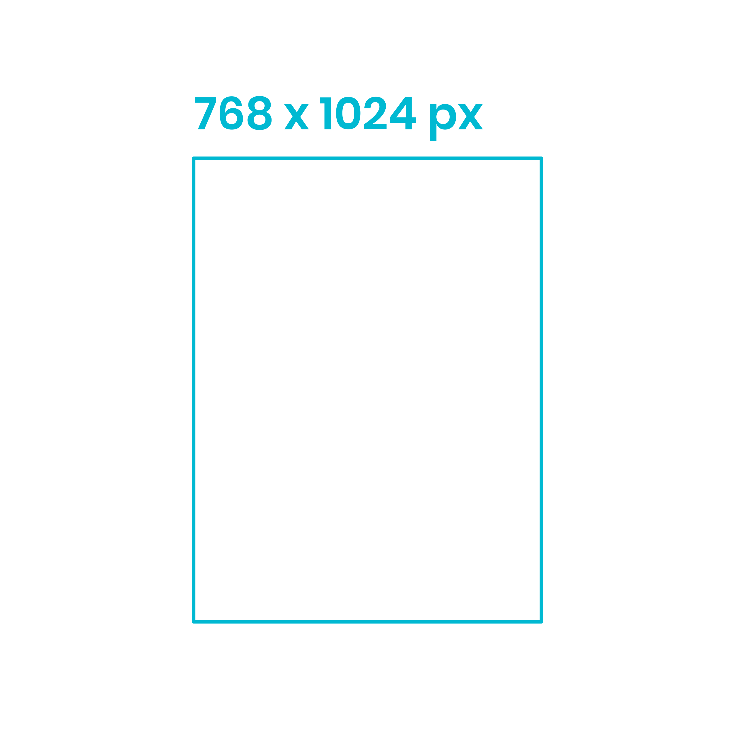 Digital Online Advertising Tablet Portrait Interstitial Ad 768X1024 Clean Flat Line Svg Vector Free Vectors